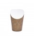 CONTENANT A FOND PLAT KRAFT COMPOSTABLE VEGWARE