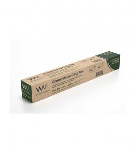 Film étirable compostable Wrapmaster 450 mm x 200 m - 6 rouleaux