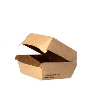 Boîte à burger 100% carton Notpla - 200 boîtes