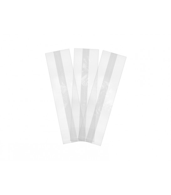 Sachet à sandwich baguette jetable transparent en PLA compostable